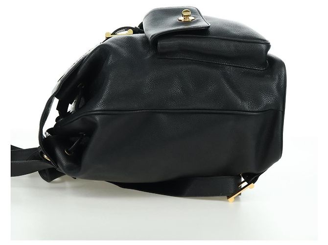 Autre Marque Zaino in pelle nera e oro Auth LNZ354V di TIFFANY&Co. Nero D'oro - vista 3
