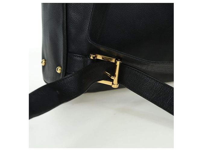 Autre Marque Zaino in pelle nera e oro Auth LNZ354V di TIFFANY&Co. Nero D'oro - vista 9