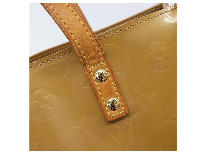 LOUIS VUITTON Borsa a Mano Monogram Vernis Reade PM Noisette M91334 LV Auth ka2870 Nocciola - vista 10