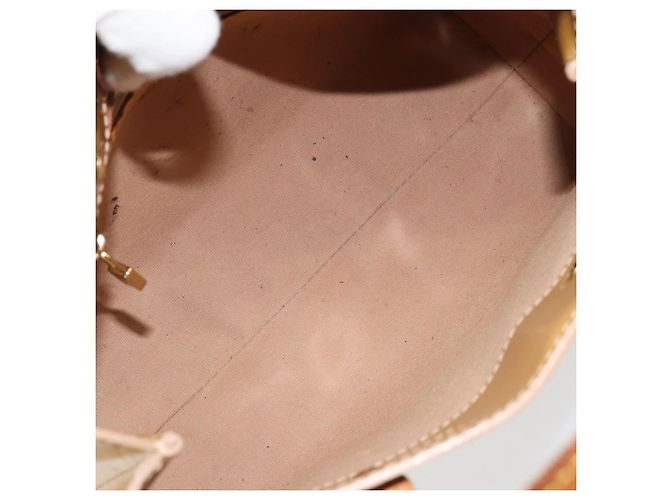 LOUIS VUITTON Borsa a Mano Monogram Vernis Reade PM Noisette M91334 LV Auth ka2870 Nocciola - vista 11