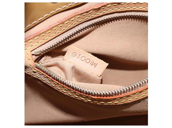 LOUIS VUITTON Borsa a Mano Monogram Vernis Reade PM Noisette M91334 LV Auth ka2870 Nocciola - vista 12