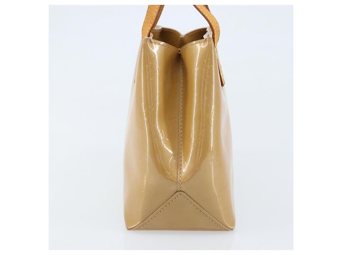 LOUIS VUITTON Borsa a Mano Monogram Vernis Reade PM Noisette M91334 LV Auth ka2870 Nocciola - vista 3
