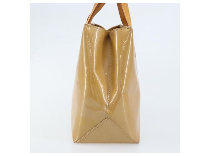 LOUIS VUITTON Borsa a Mano Monogram Vernis Reade PM Noisette M91334 LV Auth ka2870 Nocciola - vista 4