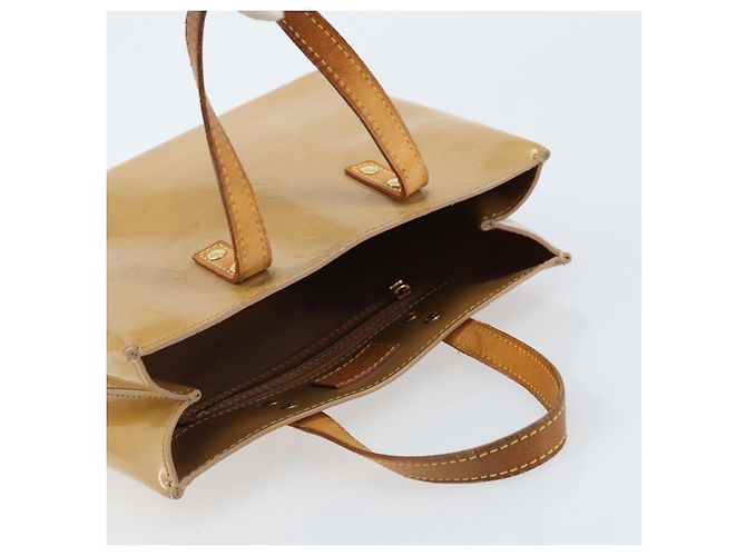 LOUIS VUITTON Borsa a Mano Monogram Vernis Reade PM Noisette M91334 LV Auth ka2870 Nocciola - vista 6