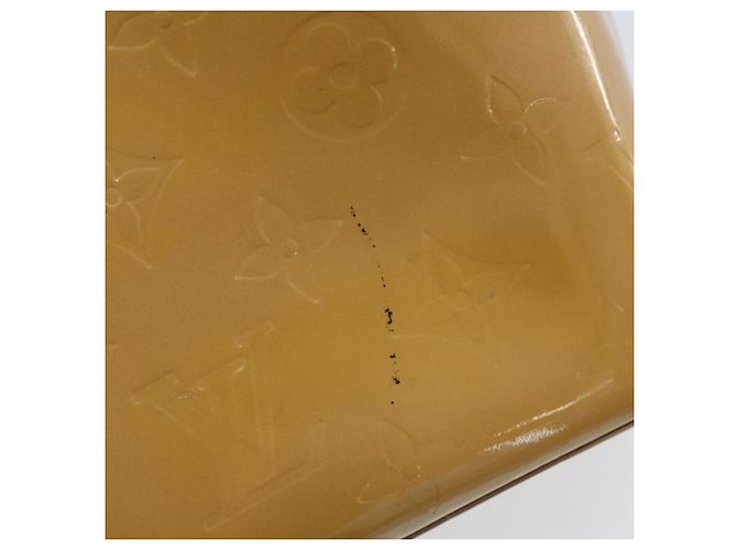 LOUIS VUITTON Borsa a Mano Monogram Vernis Reade PM Noisette M91334 LV Auth ka2870 Nocciola - vista 9