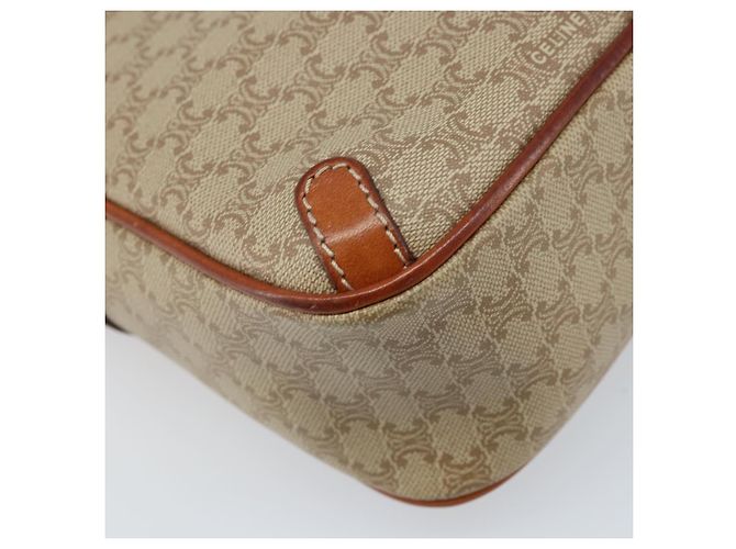 Céline CELINE Macadam Canvas Schultertasche PVC Auth ARZ061A Beige Golden - Ansicht 14
