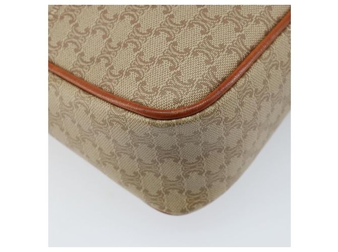 Céline CELINE Macadam Canvas Schultertasche PVC Auth ARZ061A Beige Golden - Ansicht 16
