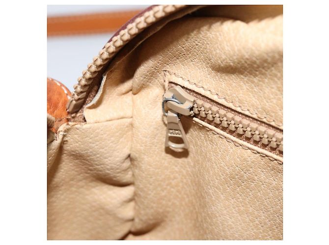 Céline CELINE Macadam Canvas Schultertasche PVC Auth ARZ061A Beige Golden - Ansicht 21