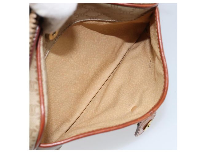 Céline CELINE Macadam Canvas Schultertasche PVC Auth ARZ061A Beige Golden - Ansicht 23