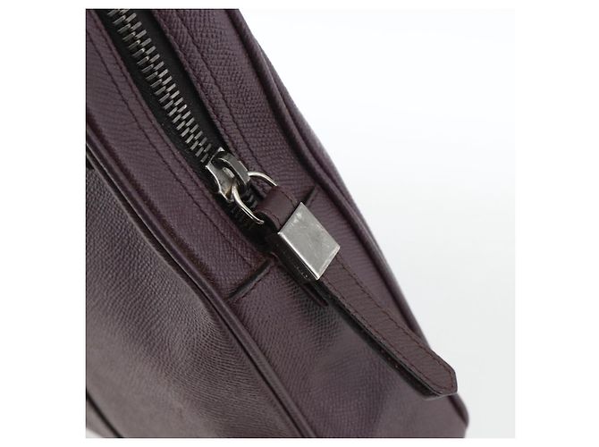 Burberry Handtasche aus Leder lila silber Auth ka2917 - Ansicht 10