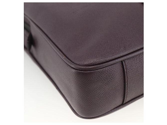 Burberry Handtasche aus Leder lila silber Auth ka2917 - Ansicht 14