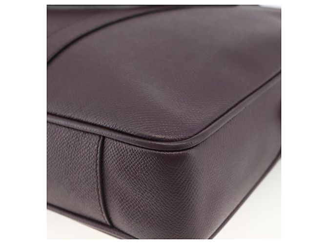Burberry Handtasche aus Leder lila silber Auth ka2917 - Ansicht 15
