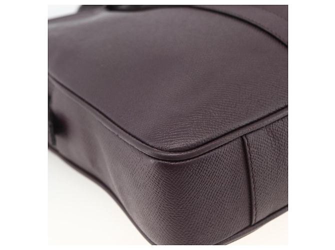 Burberry Handtasche aus Leder lila silber Auth ka2917 - Ansicht 16