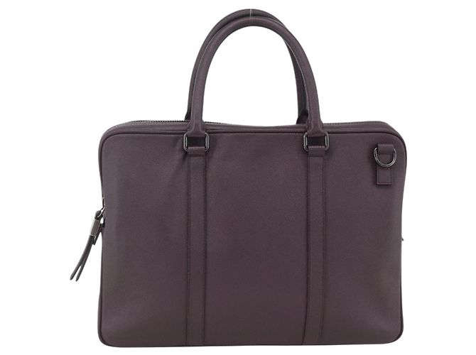 Burberry Handtasche aus Leder lila silber Auth ka2917 - Ansicht 2