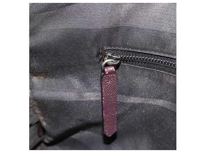 Burberry Handtasche aus Leder lila silber Auth ka2917 - Ansicht 20