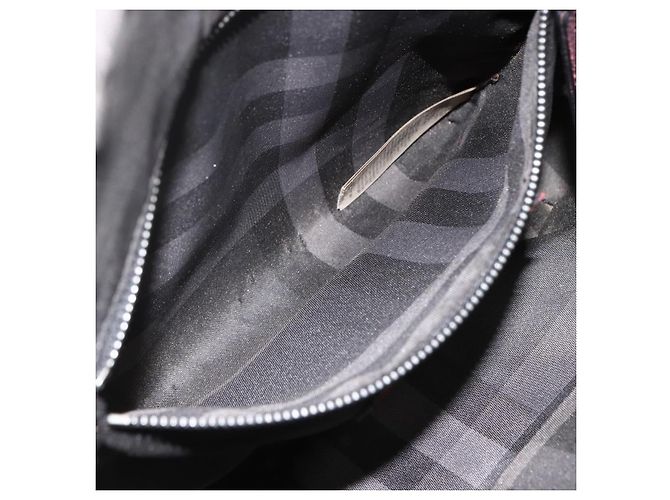 Burberry Handtasche aus Leder lila silber Auth ka2917 - Ansicht 21