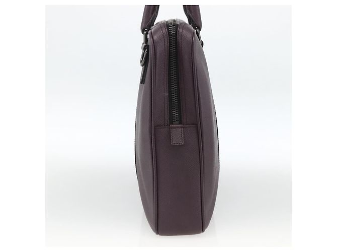 Burberry Handtasche aus Leder lila silber Auth ka2917 - Ansicht 3