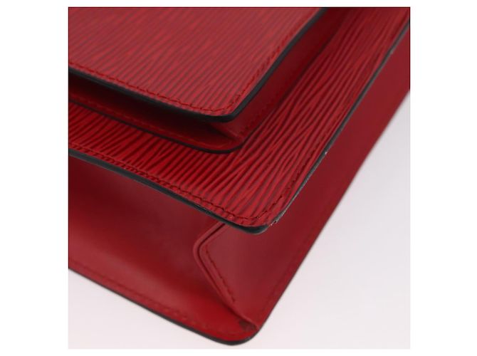 LOUIS VUITTON Borsa a Mano Epi Monceau 28 Rossa M40783 LV Auth BA10966 Rosso - vista 16