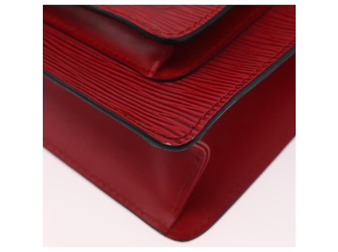 LOUIS VUITTON Borsa a Mano Epi Monceau 28 Rossa M40783 LV Auth BA10966 Rosso - vista 17