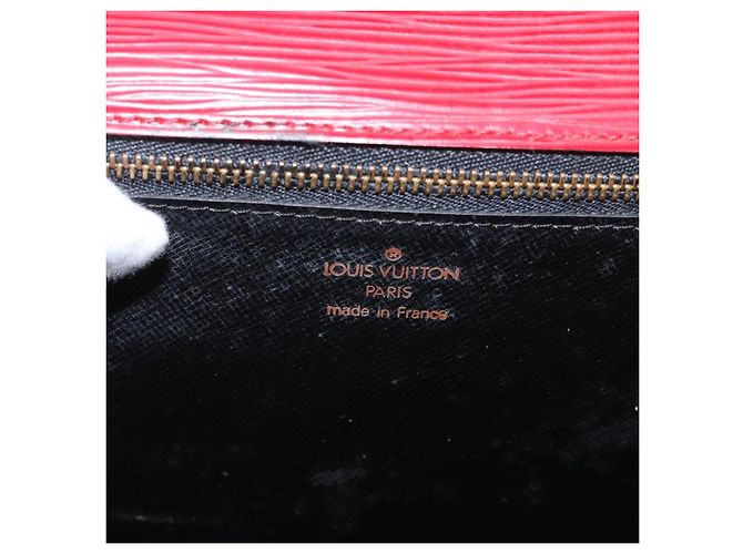 LOUIS VUITTON Borsa a Mano Epi Monceau 28 Rossa M40783 LV Auth BA10966 Rosso - vista 22