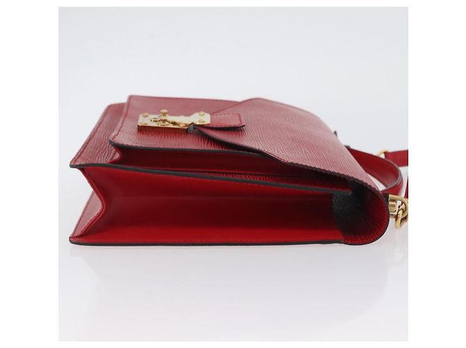 LOUIS VUITTON Borsa a Mano Epi Monceau 28 Rossa M40783 LV Auth BA10966 Rosso - vista 3