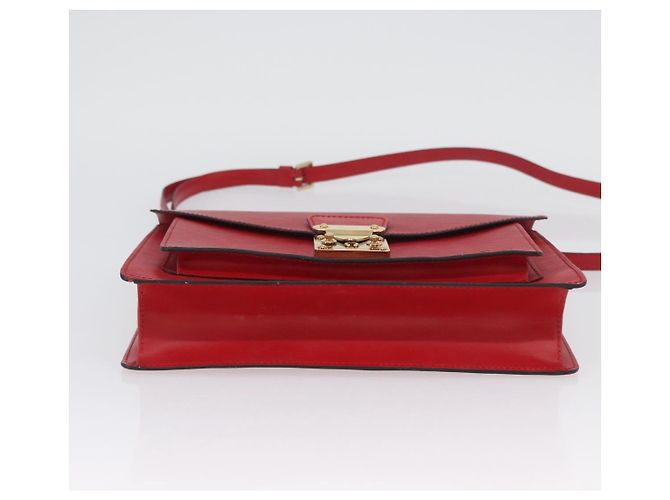 LOUIS VUITTON Borsa a Mano Epi Monceau 28 Rossa M40783 LV Auth BA10966 Rosso - vista 5