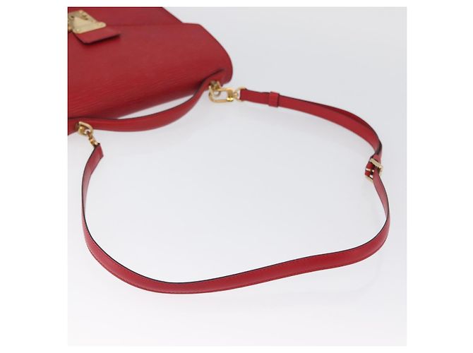 LOUIS VUITTON Borsa a Mano Epi Monceau 28 Rossa M40783 LV Auth BA10966 Rosso - vista 8
