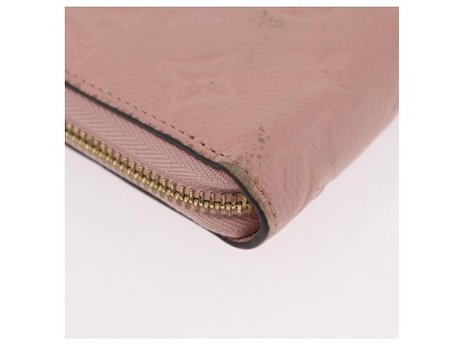 Portafoglio Zippy Monogram Empreinte LOUIS VUITTON Rosa M64090 LV Auth BA11337 - vista 15