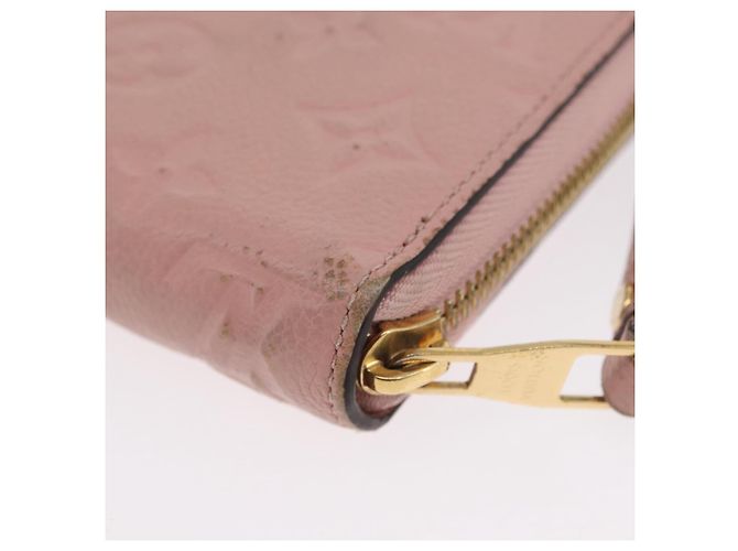 Portafoglio Zippy Monogram Empreinte LOUIS VUITTON Rosa M64090 LV Auth BA11337 - vista 16