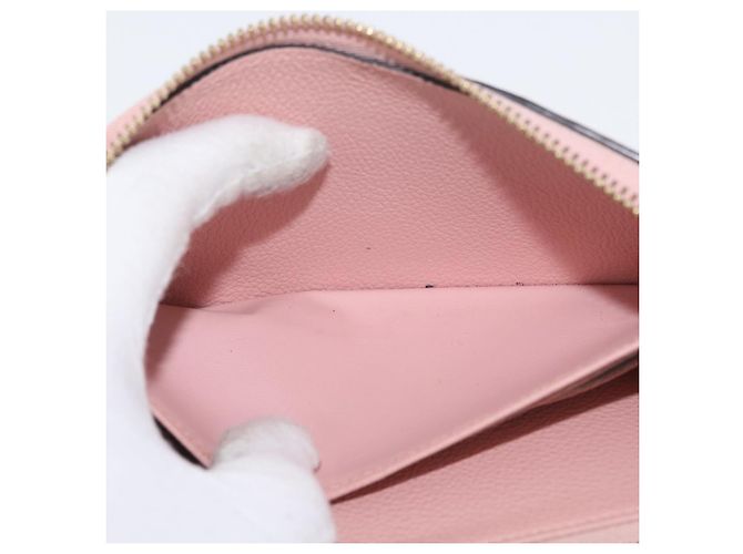 Portafoglio Zippy Monogram Empreinte LOUIS VUITTON Rosa M64090 LV Auth BA11337 - vista 17