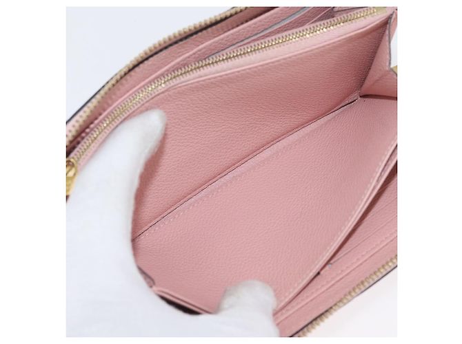 Portafoglio Zippy Monogram Empreinte LOUIS VUITTON Rosa M64090 LV Auth BA11337 - vista 18