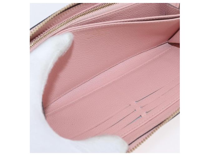 Portafoglio Zippy Monogram Empreinte LOUIS VUITTON Rosa M64090 LV Auth BA11337 - vista 19