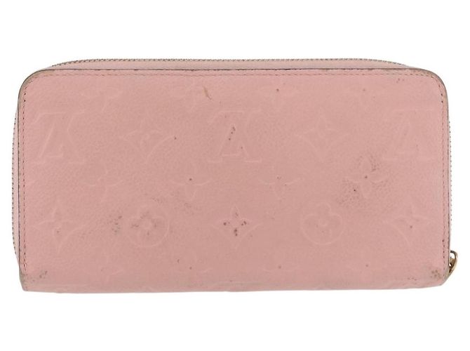 Portafoglio Zippy Monogram Empreinte LOUIS VUITTON Rosa M64090 LV Auth BA11337 - vista 2