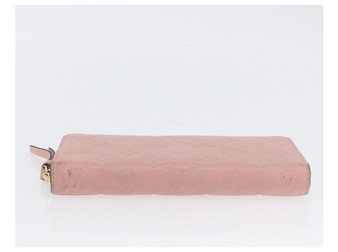 Portafoglio Zippy Monogram Empreinte LOUIS VUITTON Rosa M64090 LV Auth BA11337 - vista 6