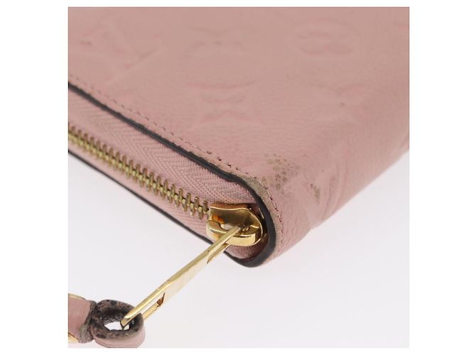 Portafoglio Zippy Monogram Empreinte LOUIS VUITTON Rosa M64090 LV Auth BA11337 - vista 7