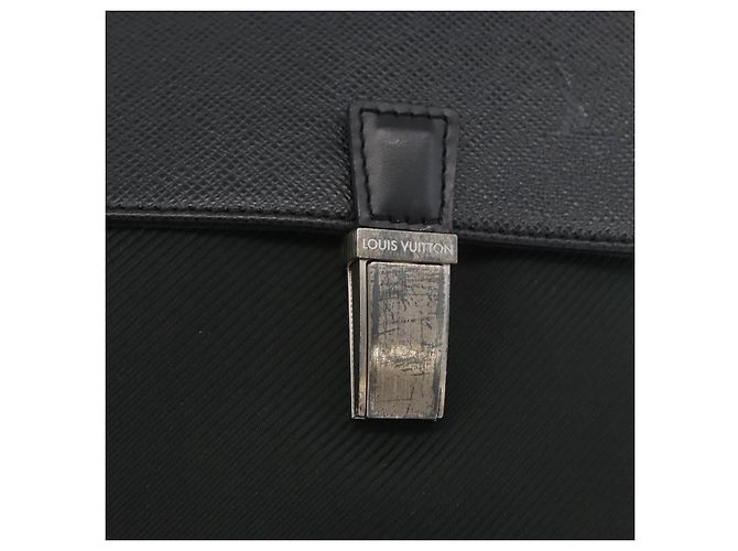 LOUIS VUITTON Borsa a Spalla Taiga Saratov GM Ardoise M30882 LV Auth ka2868 Grigio - vista 18