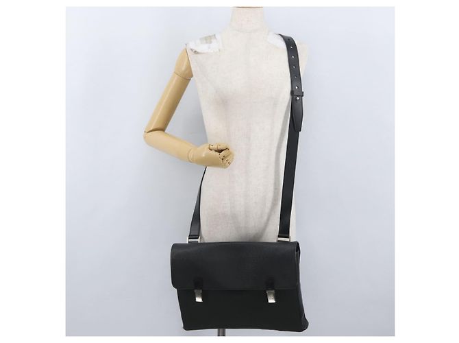 LOUIS VUITTON Borsa a Spalla Taiga Saratov GM Ardoise M30882 LV Auth ka2868 Grigio - vista 26