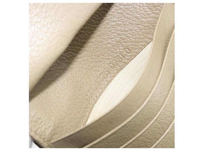 Portafoglio GUCCI Pelle Beige Oro 034 4276 0781 0 Auth bs33775 D'oro - vista 12
