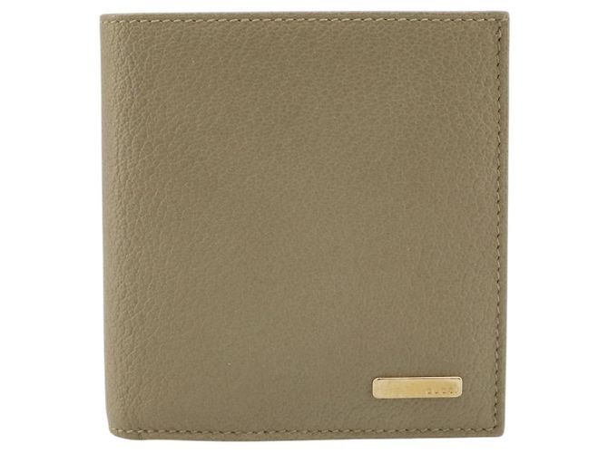 Portafoglio GUCCI Pelle Beige Oro 034 4276 0781 0 Auth bs33775 D'oro - vista 13