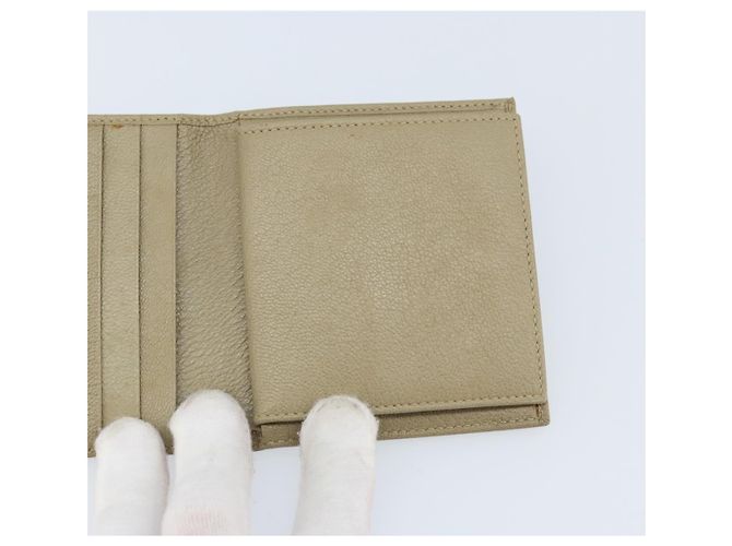 Portafoglio GUCCI Pelle Beige Oro 034 4276 0781 0 Auth bs33775 D'oro - vista 18