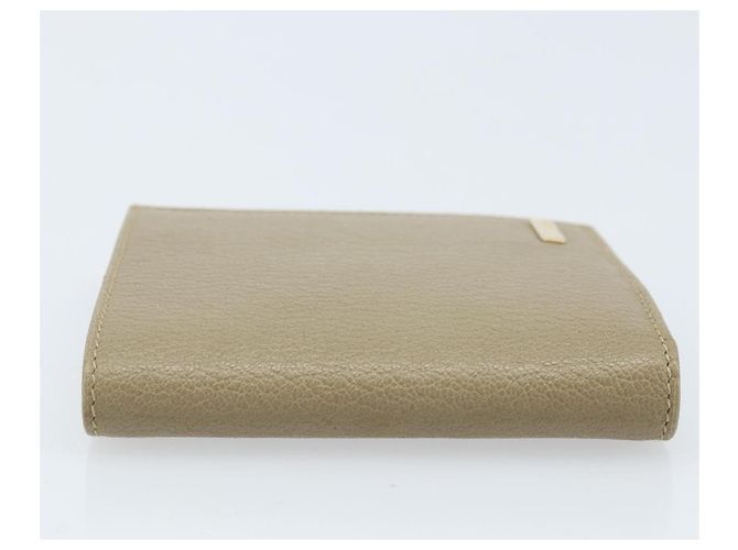 Portafoglio GUCCI Pelle Beige Oro 034 4276 0781 0 Auth bs33775 D'oro - vista 4