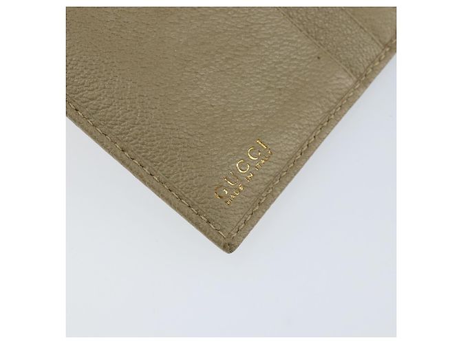 Portafoglio GUCCI Pelle Beige Oro 034 4276 0781 0 Auth bs33775 D'oro - vista 9