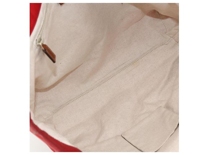 GUCCI GG Canvas Tote Bag Nylon Gold Rot 282439 Auth bs33704 Golden - Ansicht 10