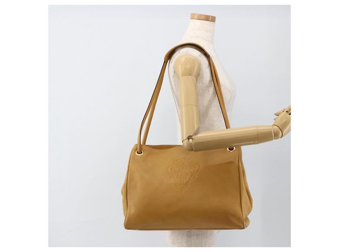 Gucci Borsa Tote in pelle beige oro Auth 173893 D'oro - vista 25