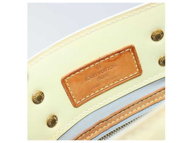 LOUIS VUITTON Borsa a Mano Monogram Vernis Reade PM Perle M91336 LV Auth ep13659 - vista 18