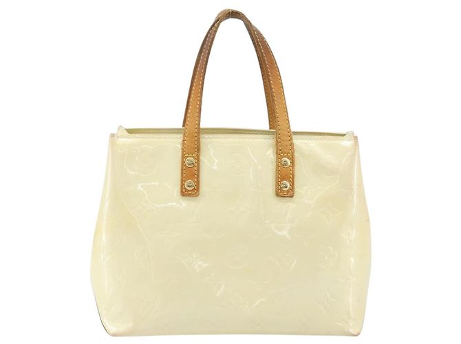 LOUIS VUITTON Borsa a Mano Monogram Vernis Reade PM Perle M91336 LV Auth ep13659 - vista 2
