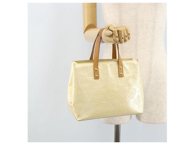 LOUIS VUITTON Borsa a Mano Monogram Vernis Reade PM Perle M91336 LV Auth ep13659 - vista 23