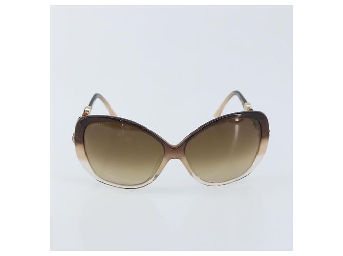 Bulgari Gafas de sol BVLGARI de plástico marrón Auth bs33710 Castaño - vista 13