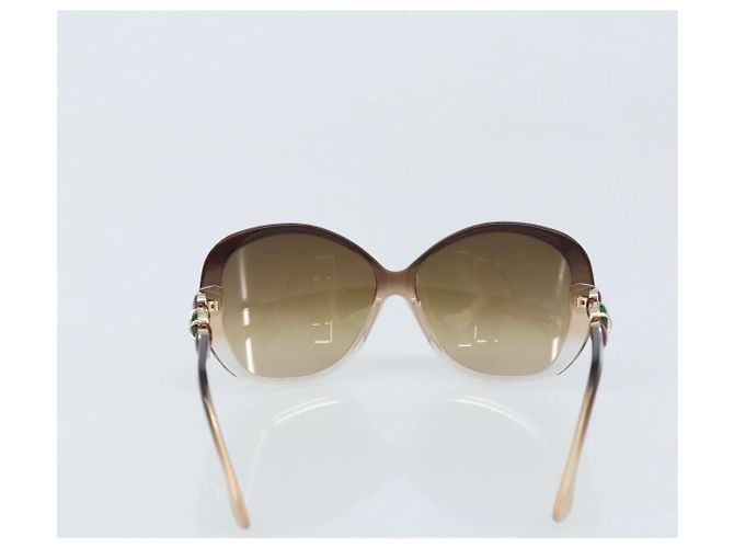 Bulgari Gafas de sol BVLGARI de plástico marrón Auth bs33710 Castaño - vista 2