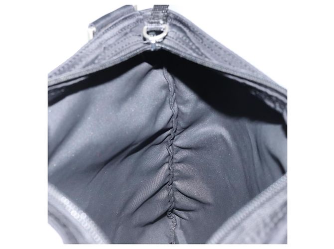 Borsa a Spalla PRADA Nylon Nero Argento Autentica am10675 - vista 20